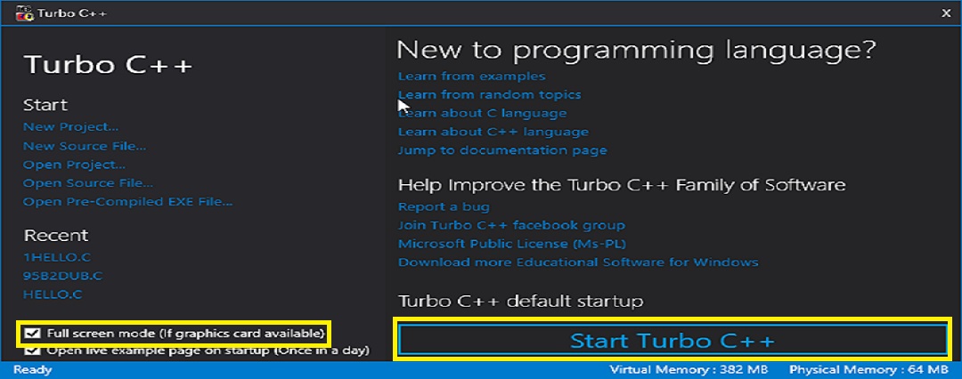 turbo c++ 4.5 download