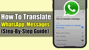 translate WhatsApp messages