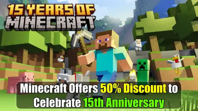 Minecraft 15th anniversary sale