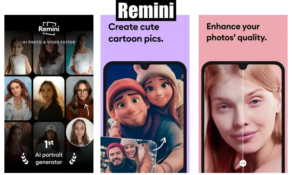 Remini: best photo editor app
