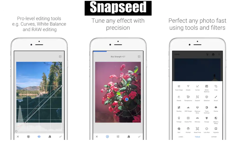 Snapseed: Free photo editing app