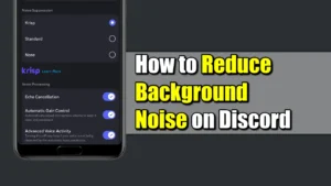 Reduce Background Noise on Discord