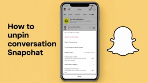 Unpin Someone on Snapchat