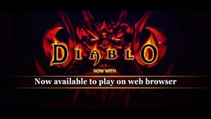 diablo now availble to play on web browsers