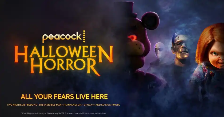 Free peacock with Halloween Horror Nights Tickets