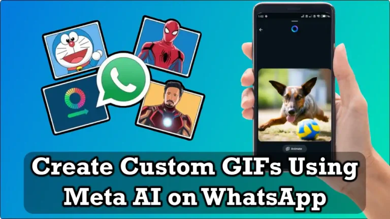 Create Custom GIFs Using Meta AI on WhatsApp