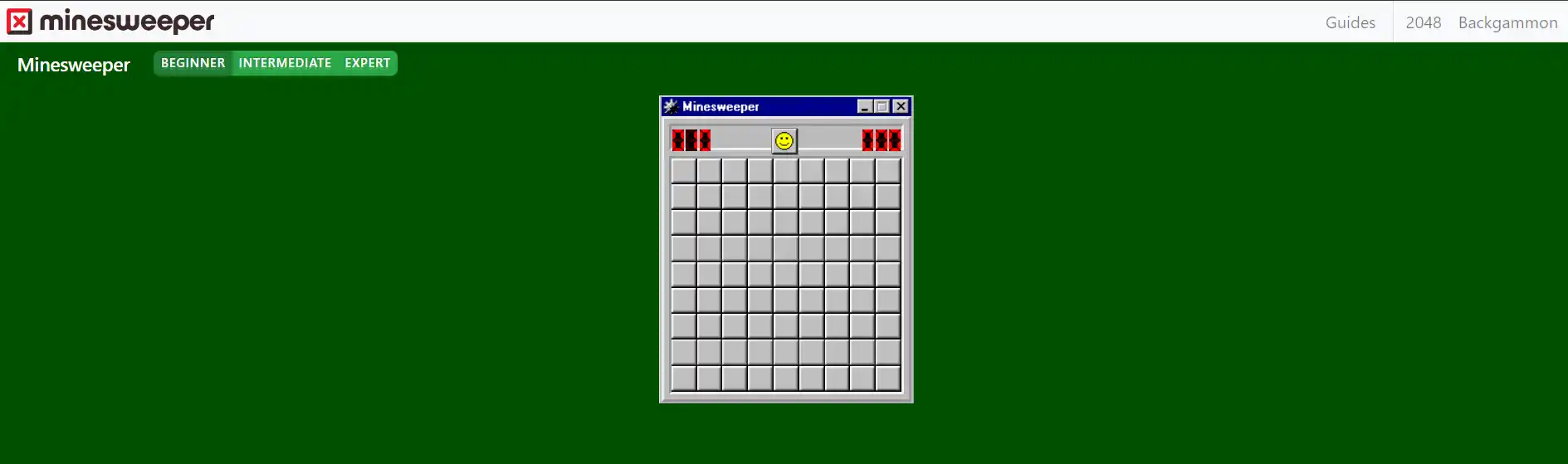 Minesweeper Online by Play-Minesweeper.org  - Minesweeper Alternatives