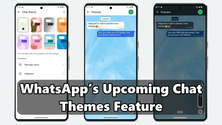 WhatsApp’s Upcoming Chat Themes Feature