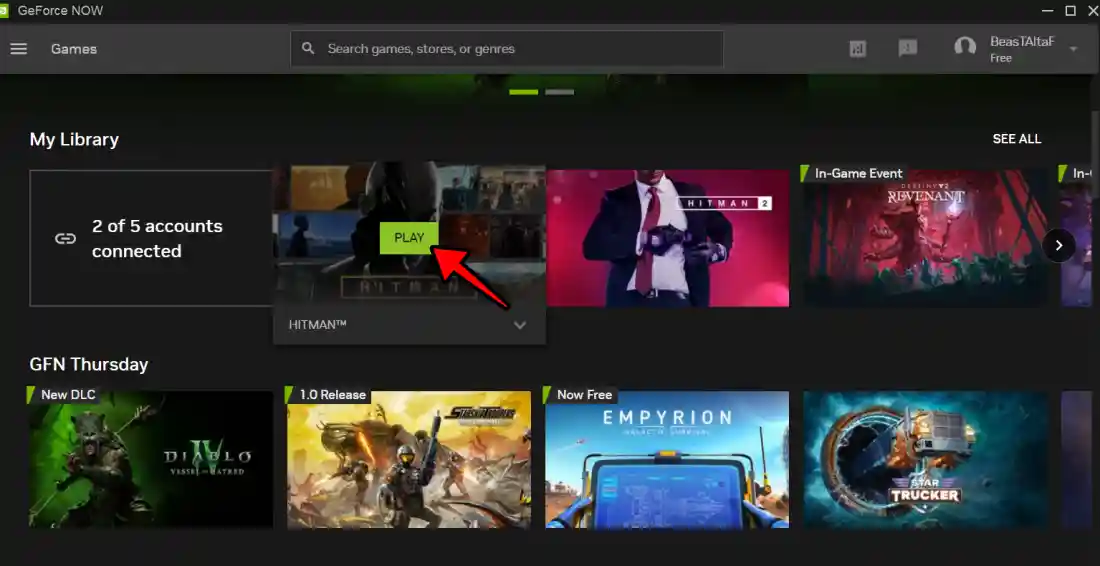 play games on geforce