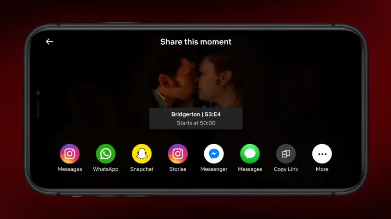 share Netflix Moments 