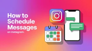 How to schedule message on instagram